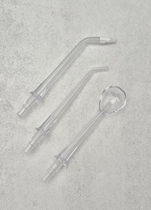 Sonstiges - Zusatzaufsätze für Munddusche Corp Care Miracle Smile, in Farbe WEISS, in Ausführung H-Förmige Reinigungsaufsätze, 2er-Set Ansicht 3