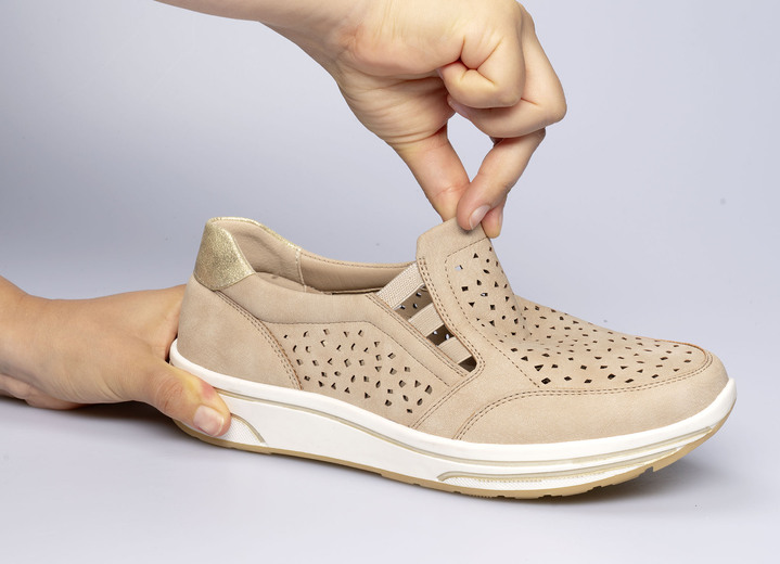 Halbschuhe - Bequemer Halbschuh mit Soft-Touch-Sohle Ansicht 5 Halbschuhe - Bequemer Halbschuh mit Soft-Touch-Sohle, in Größe 036 bis 041, in Farbe BLAU Ansicht 5