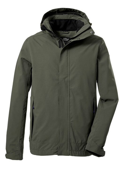 Aktiv- und Sportmode - Herren-Funktionsjacke von Killtec, in Größe 48 (S) bis 64 (6XL), in Farbe STAHLBLAU Ansicht 2