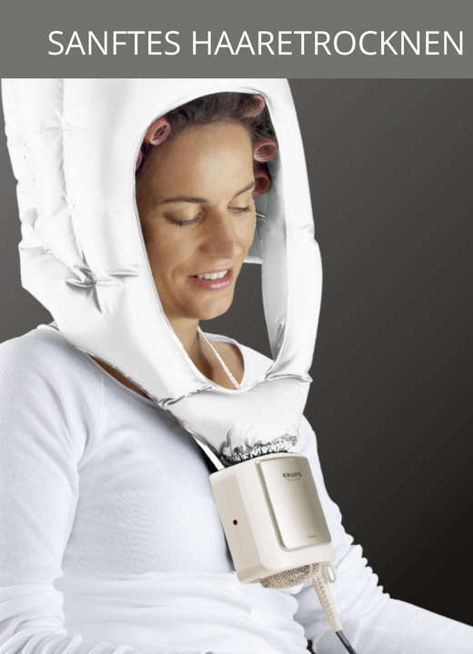 Haarstyling & Haarpflege - Krups-Volumenhaube CF 6000 mit Ionentechnologie Ansicht 2 Haarstyling & Haarpflege - Krups-Volumenhaube CF 6000 mit Ionentechnologie, in Farbe WEISS Ansicht 2
