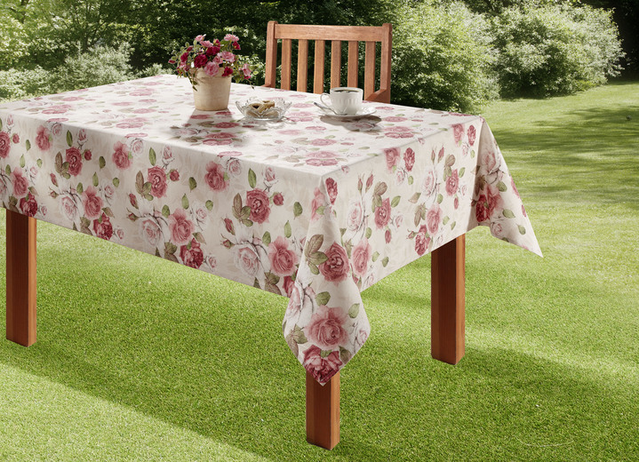 Tischdecken - Tischdekoration mit Fleckschutz-Ausrüstung Ansicht 2 Tischdecken - Tischdekoration mit Fleckschutz-Ausrüstung, in Größe 105 (Läufer, 40/140 cm) bis 190 (Tischdecke oval, 135/190 cm), in Farbe MULTICOLOR Ansicht 2