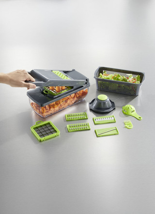 Messer & Schneidgeräte - Multifunktionsschneider, in Farbe GRÜN-GRAU