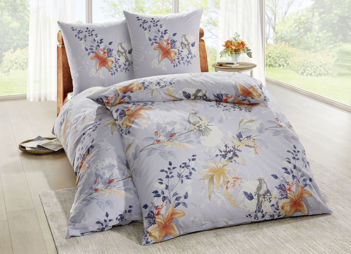 Bettwäschegarnituren - Renforcé-Bettwäsche-Garnitur von Dobnig, in Größe 111 (40/80 cm + 135/200 cm) bis 412 (4-teiliges Sparset, 2x 80/80 + 2x 135/200 cm), in Farbe VANILLE Ansicht 2