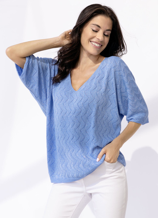 Pullover - Pulli in sehr weicher Qualität Ansicht 3 Pullover - Pulli in sehr weicher Qualität, in Größe L(44/46) bis XS(32/34), in Farbe ROSÉ Ansicht 3