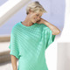 Pullover - Pulli in Fledermausform – Farbe MINT – Ansicht 1 Pullover - Pulli in Fledermausform, in Größe 036 bis 052, in Farbe MINT – Farbe MINT – Ansicht 1