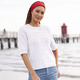 Pullover - Pulli mit nachhaltig recycelter Baumwolle – Farbe ECRU – Ansicht 1 Pullover - Pulli mit nachhaltig recycelter Baumwolle, in Größe L(44/46) bis XXL(52/54), in Farbe ECRU – Farbe ECRU – Ansicht 1