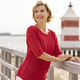 Pullover - Pulli in Mustermix – Farbe KIRSCHROT – Ansicht 2 Pullover - Pulli in Mustermix, in Größe 036 bis 052, in Farbe KIRSCHROT – Farbe KIRSCHROT – Ansicht 2