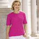 Pullover - Pulli in Strukturmix – Farbe PINK Pullover - Pulli in Strukturmix, in Größe 036 bis 052, in Farbe TÜRKIS