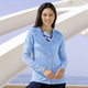 Jacken, Westen & Sets - Strickjacke in Mustermix – Farbe BLEU – Ansicht 1 Jacken, Westen & Sets - Strickjacke in Mustermix, in Größe 038 bis 054, in Farbe BLEU – Farbe BLEU – Ansicht 1