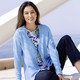 Jacken, Westen & Sets - Strickjacke in Mustermix – Farbe BLEU – Ansicht 2 Jacken, Westen & Sets - Strickjacke in Mustermix, in Größe 038 bis 054, in Farbe BLEU – Farbe BLEU – Ansicht 2