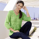 Pullover - Pullover in Mustermix – Farbe GRÜN – Ansicht 1 Pullover - Pullover in Mustermix, in Größe 038 bis 054, in Farbe AZURBLAU – Farbe GRÜN – Ansicht 1