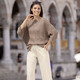 Klaus Modelle - Angesagte Hose in modischer Weite – Farbe BEIGE – Ansicht 4 Klaus Modelle - Angesagte Hose in modischer Weite, in Größe 018 bis 052, in Farbe SCHWARZ – Farbe BEIGE – Ansicht 4