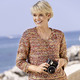 Pullover - Pullover aus Melangegarn – Farbe ROT-GELB-MULTICOLOR – Ansicht 1 Pullover - Pullover aus Melangegarn, in Größe 038 bis 054, in Farbe ROT-GELB-MULTICOLOR – Farbe ROT-GELB-MULTICOLOR – Ansicht 1