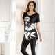 Leggings - Leggings mit effektvollen Metallplättchen – Farbe SCHWARZ – Ansicht 2 Leggings - Leggings mit effektvollen Metallplättchen, in Größe 018 bis 054, in Farbe SCHWARZ – Farbe SCHWARZ – Ansicht 2