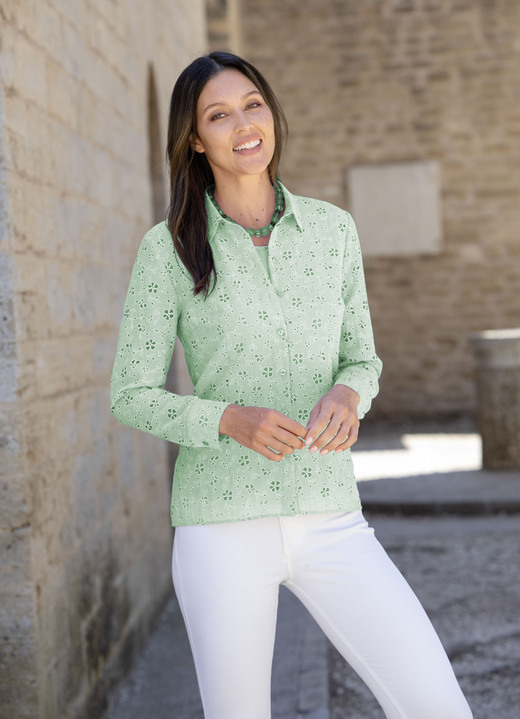 Sets - 2-teiliges Blusen Set, in Größe 036 bis 052, in Farbe FLIEDER Ansicht 8