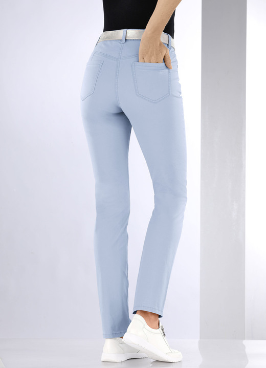 Hosen - Jeans mit Push-up-Effekt, in Größe 018 bis 052, in Farbe BEIGE Ansicht 8