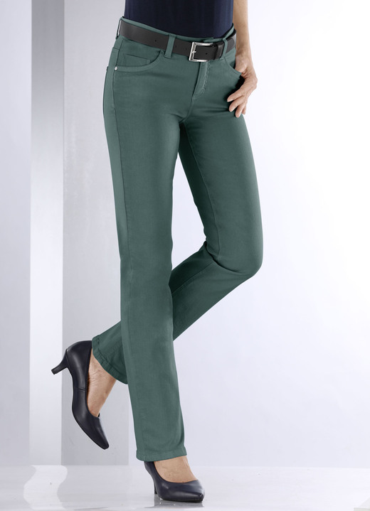 Hosen - Magic-Jeans in 5-Pocket-Form Ansicht 44 Hosen - Magic-Jeans in 5-Pocket-Form, in Größe 017 bis 050, in Farbe HELLBLAU Ansicht 44