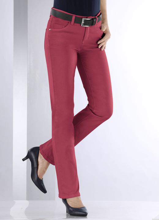 Hosen - Magic-Jeans in 5-Pocket-Form Ansicht 40 Hosen - Magic-Jeans in 5-Pocket-Form, in Größe 017 bis 050, in Farbe HELLBLAU Ansicht 40