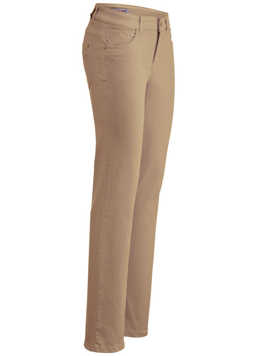 Hosen - Magic-Jeans in 5-Pocket-Form, in Größe 017 bis 050, in Farbe MOOS Ansicht 55