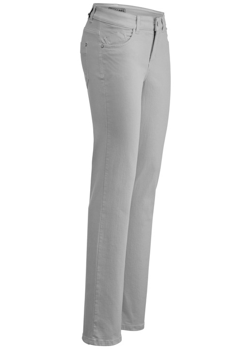 Hosen - Magic-Jeans in 5-Pocket-Form, in Größe 017 bis 050, in Farbe HELLGRAU Ansicht 1