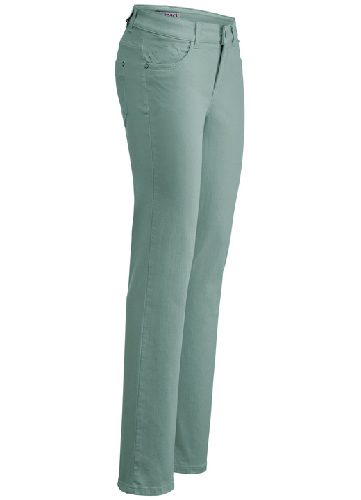 Hosen - Magic-Jeans in 5-Pocket-Form, in Größe 017 bis 050, in Farbe MOOS Ansicht 51