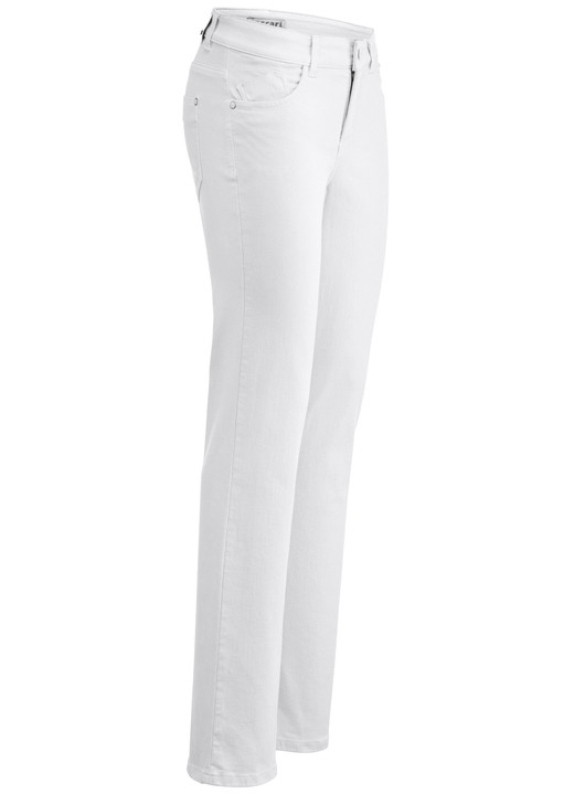 Hosen - Magic-Jeans in 5-Pocket-Form, in Größe 017 bis 050, in Farbe MOOS Ansicht 22