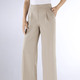 Hosen - Knöchellange Hose mit weitem Bein  – Farbe BEIGE – Ansicht 3 Hosen - Knöchellange Hose mit weitem Bein , in Größe 018 bis 052, in Farbe ROT – Farbe BEIGE – Ansicht 3