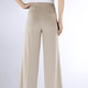 Hosen - Knöchellange Hose mit weitem Bein  – Farbe BEIGE – Ansicht 4 Hosen - Knöchellange Hose mit weitem Bein , in Größe 018 bis 052, in Farbe ROT – Farbe BEIGE – Ansicht 4