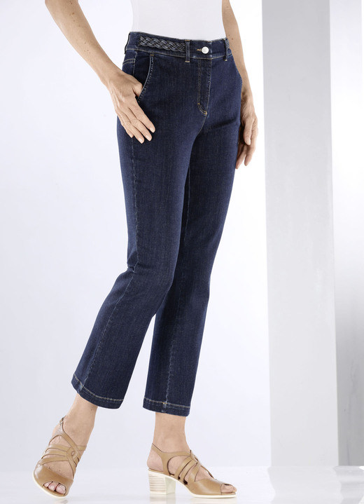 Damenmode - Aufwendig gearbeitete Jeans, in Größe 018 bis 050, in Farbe DUNKELBLAU Ansicht 4