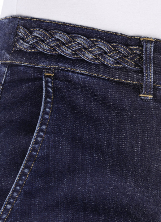 Damenmode - Aufwendig gearbeitete Jeans, in Größe 018 bis 050, in Farbe DUNKELBLAU Ansicht 3