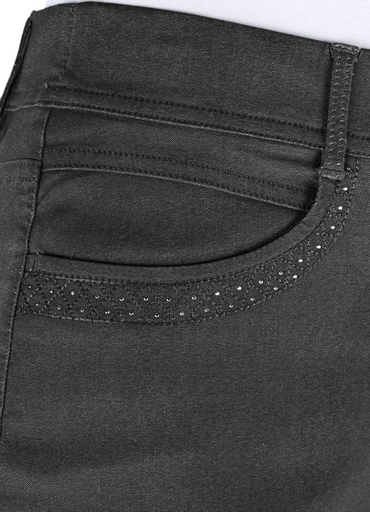 Hosen - Hose in Denim-Optik, in Größe 017 bis 052, in Farbe JEANSBLAU Ansicht 14