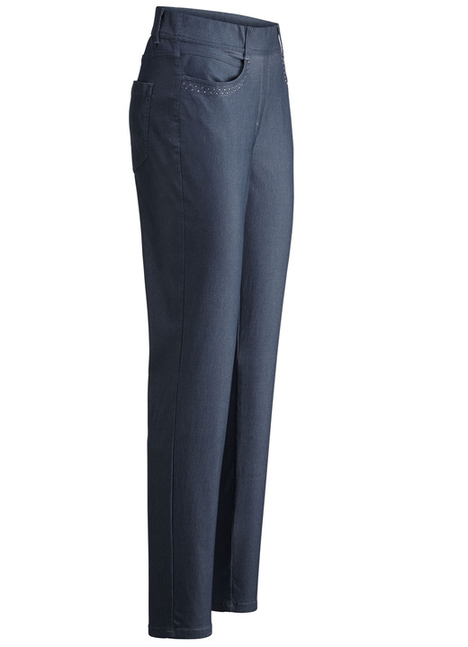 Hosen - Hose in Denim-Optik, in Größe 017 bis 052, in Farbe JEANSBLAU Ansicht 7