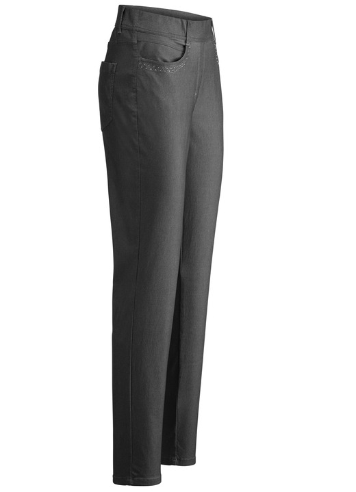 Hosen - Hose in Denim-Optik, in Größe 017 bis 052, in Farbe JEANSBLAU Ansicht 12