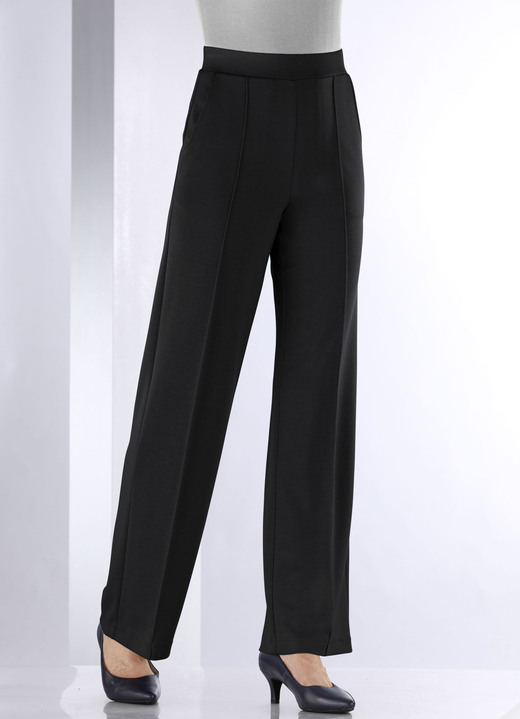 Hosen - Hose in modischer Weite Ansicht 9 Hosen - Hose in modischer Weite, in Größe 018 bis 052, in Farbe GRAU Ansicht 9