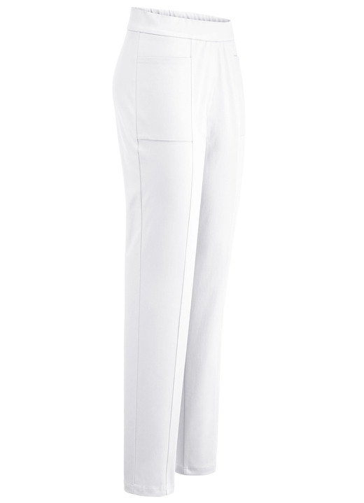 Hosen - Hose mit abgesteppten Teilungsnähten, in Größe 018 bis 052, in Farbe MINT Ansicht 13