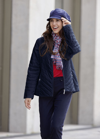 Jacke mit Reißverschlussleiste