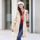 Jacken, Mäntel, Blazer - Kurzmantel mit fester Kapuze – Farbe BEIGE Jacken, Mäntel, Blazer - Kurzmantel mit fester Kapuze, in Größe 036 bis 054, in Farbe OLIV