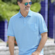 Hemden, Pullover & Shirts - Poloshirt mit Brusttasche – Farbe HELLBLAU Hemden, Pullover & Shirts - Poloshirt mit Brusttasche, in Größe 046 bis 062, in Farbe BORDEAUX