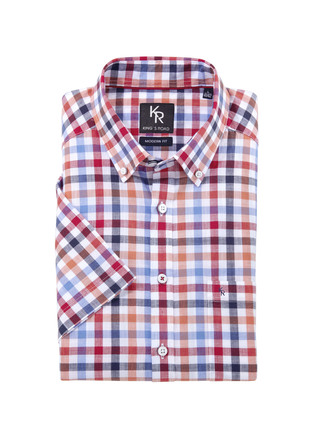 "King's Road"-Hemd mit Button-Down-Kragen in 4 Farben