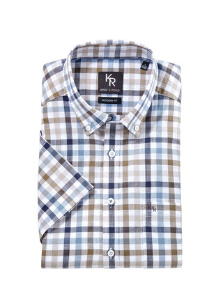 "King's Road"-Hemd mit Button-Down-Kragen in 4 Farben
