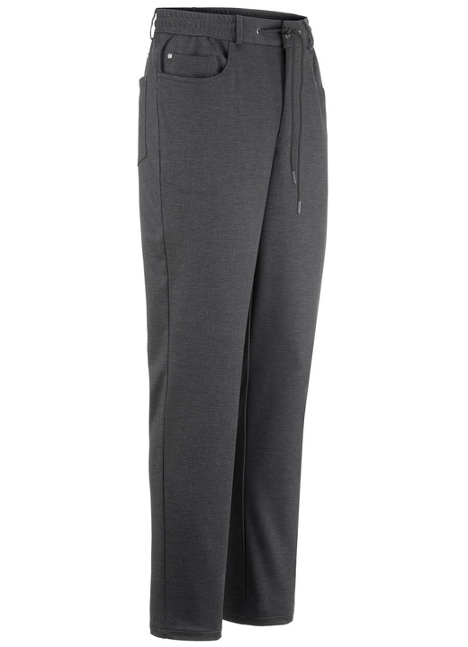 Hosen - Superstretch-Hose mit Gummibund in 3 Farben, in Größe 024 bis 062, in Farbe SCHWARZ Ansicht 8