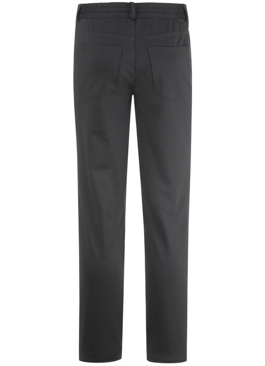 Hosen - Superstretch-Hose mit Gummibund in 3 Farben, in Größe 024 bis 062, in Farbe SCHWARZ Ansicht 3