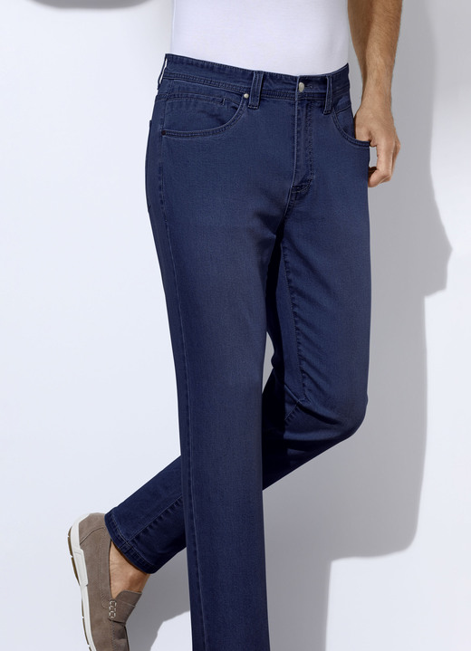 Hosen - Sommerliche Jeans in 3 Farben, in Größe 024 bis 060, in Farbe HELLJEANS Ansicht 7