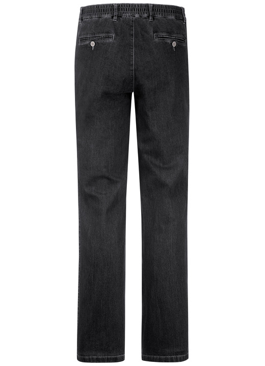 Hosen - Jeans mit Gummibund in 3 Farben Ansicht 9 Hosen - Jeans mit Gummibund in 3 Farben, in Größe 024 bis 062, in Farbe JEANSBLAU Ansicht 9