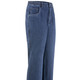 Hosen - Jeans mit Gummibund in 3 Farben – Farbe JEANSBLAU – Ansicht 2 Hosen - Jeans mit Gummibund in 3 Farben, in Größe 024 bis 062, in Farbe JEANSBLAU – Farbe JEANSBLAU – Ansicht 2