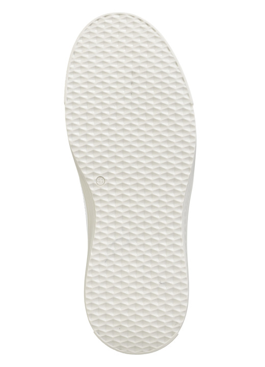 Slipper & Schnürschuhe - GINO GALANTE Sneaker teilweise mit Zierlochung, in Größe 040 bis 046, in Farbe WEISS-GRAU-BLAU Ansicht 3