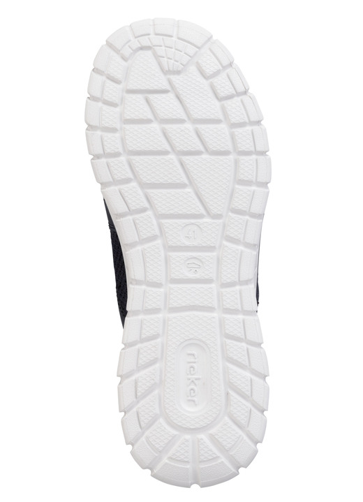 Slipper & Schnürschuhe - Rieker Sneaker mit elastischer Zierschnürung, in Größe 040 bis 047, in Farbe DUNKELBLAU Ansicht 3