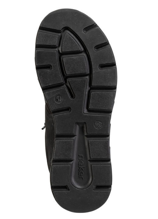 Slipper & Schnürschuhe - Rieker Sneaker mit elastischer Zierschnürung, in Größe 040 bis 047, in Farbe SCHWARZ Ansicht 3