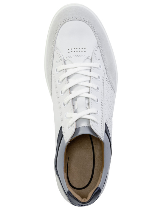 Slipper & Schnürschuhe - GINO Galante Sneaker mit Kontrast-Besätzen und Zierlochung, in Größe 040 bis 047, in Farbe BLAU Ansicht 5