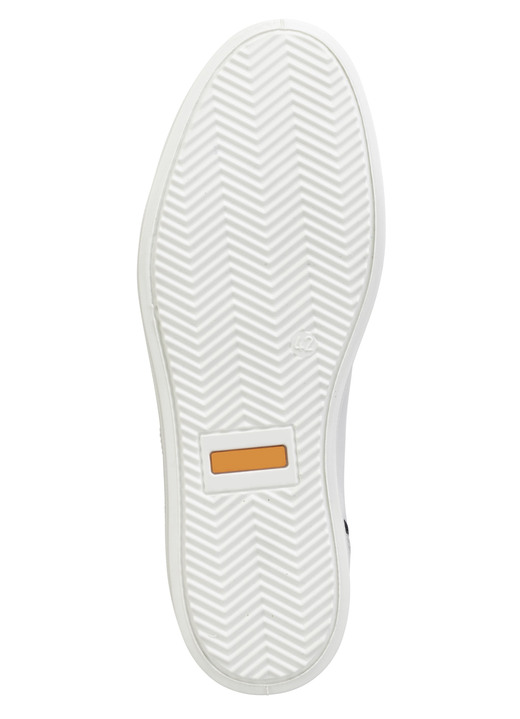 Slipper & Schnürschuhe - GINO Galante Sneaker mit Kontrast-Besätzen und Zierlochung, in Größe 040 bis 047, in Farbe BLAU Ansicht 6